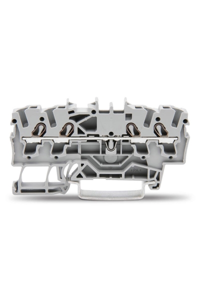 Wago - Wago 2002-1401 100 Adet 4mm2 Gri 4 İletkenli Ray Klemens