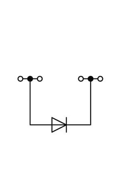 Wago 2002-1411/1000-410 100 Adet 2.5-4mm2 2 Giriş 2 Çıkış Diyotlu Klemens - Thumbnail