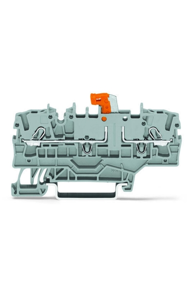 Wago - Wago 2002-1971 50 Adet 2.5-4mm2 Gri Ölçme Ayırma Klemensi