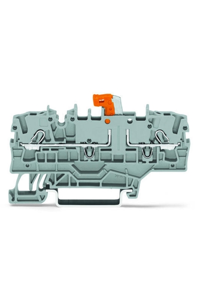 Wago - Wago 2002-1974 50 Adet 2.5-4mm2 Gri Ölçme Ayırma Klemensi