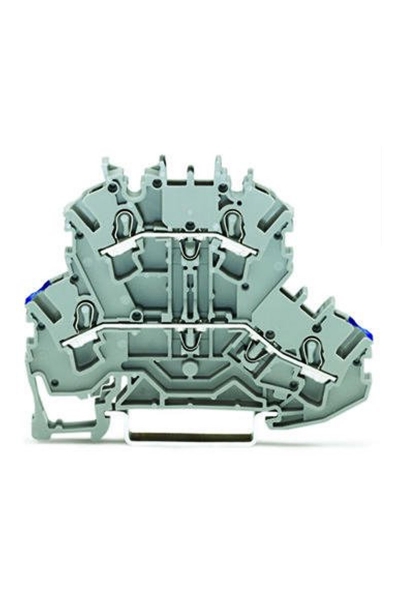 Wago - Wago 2002-2202 50 Adet 2.5-4mm2 N/L Köprülenebilir 2 Katlı Ray Klemens Wago 2002-2202 50 Adet 2.5-4mm2 N/L Köprülenebilir 2 Katlı Ray Klemens - Thumbnail