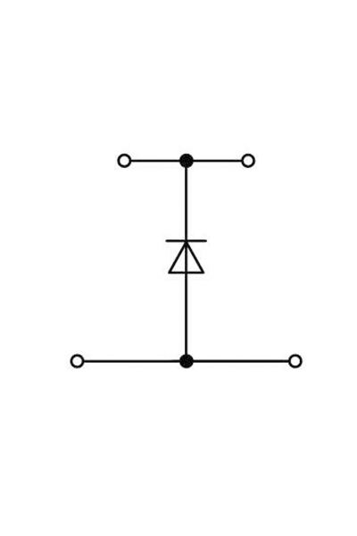 Wago 2002-2211/1000-410 50 Adet 2.5-4mm2 1 Diyotlu Klemens - Thumbnail