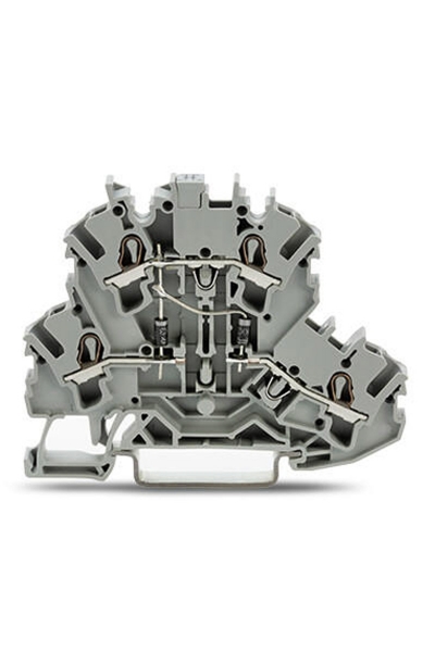 Wago - Wago 2002-2214/1000-490 50 Adet 2.5-4mm2 2 Diyotlu Klemens