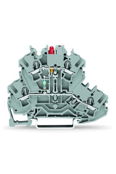 Wago 2002-2221/1000-413 50 Adet 2.5-4mm2 Ledli Klemens - Thumbnail