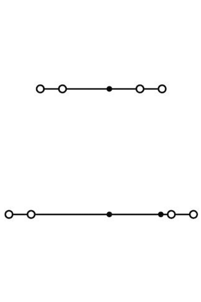 Wago 2002-2402 50 Adet Gri 2.5-4mm2 N/L 2 Katlı 4 İletkenli Ray Klemens - Thumbnail