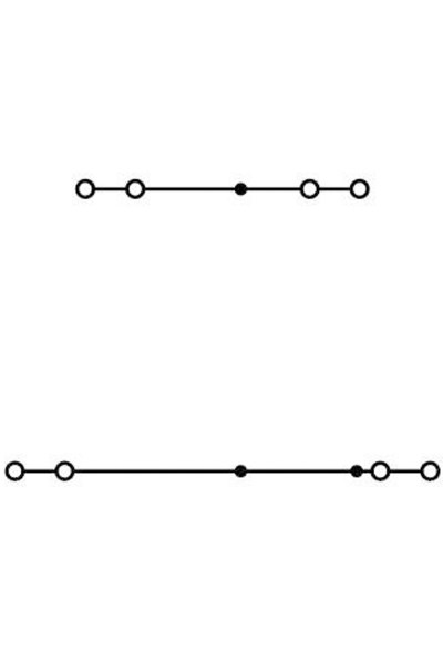 Wago 2002-2403 50 Adet Gri 2.5-4mm2 L/N 2 Katlı 4 İletkenli Ray Klemens - Thumbnail