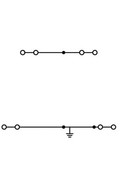 Wago 2002-2417 50 Adet 2.5-4mm2 Gri PE/N 2 Katlı 4 İletkenli Ray Klemens - Thumbnail
