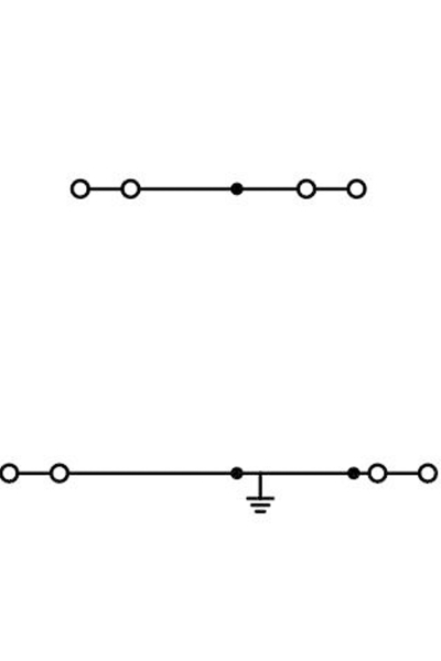 Wago 2002-2427 50 Adet 2.5-4mm2 Gri PE/L 2 Katlı 4 İletkenli Ray Klemens - Thumbnail