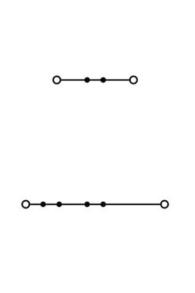 Wago 2002-2604 50 Adet 2.5-4mm2 Mavi 4 İletkenli 2 Katlı Ray Klemens - Thumbnail