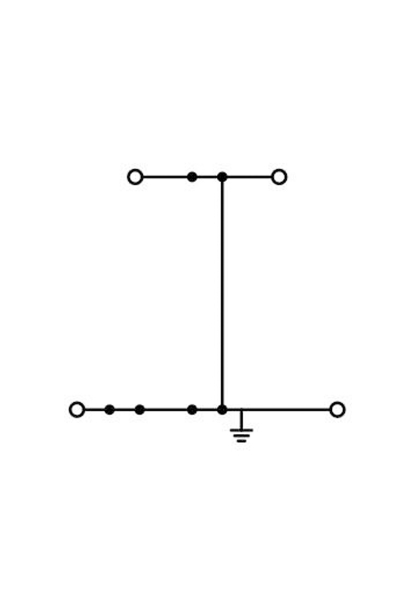 Wago 2002-2607 50 Adet 2.5-4mm2 4 İletkenli 2 Katlı Topraklamalı Ray Klemens - Thumbnail