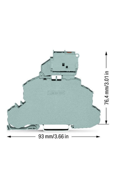 Wago 2002-2611/1000-542 25 Adet 30-65V Ledli 2 Katlı Sigortalı Klemens - Thumbnail
