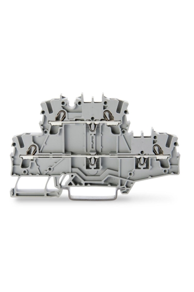 Wago 2002-2701 50 Adet 2.5-4mm2 L/L Köprülenebilir 2 Katlı Ray Klemens - Thumbnail