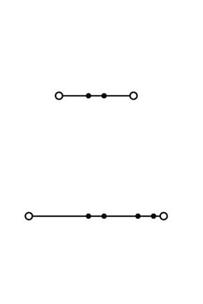 Wago 2002-2703 50 Adet 2.5-4mm2 L/N Köprülenebilir 2 Katlı Ray Klemens - Thumbnail