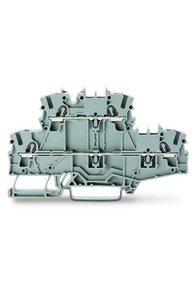 Wago - Wago 2002-2703 50 Adet 2.5-4mm2 L/N Köprülenebilir 2 Katlı Ray Klemens Wago - Wago 2002-2703 50 Adet 2.5-4mm2 L/N Köprülenebilir 2 Katlı Ray Klemens