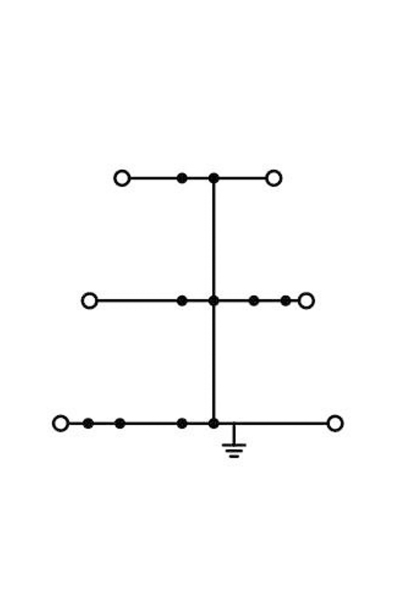 Wago 2002-3207 50 Adet 2.5-4mm2 3 Katlı 6 İletkenli Topraklamalı Ray Klemens - Thumbnail
