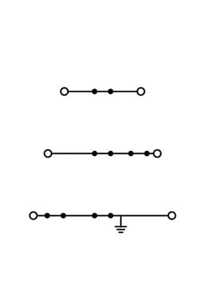 Wago 2002-3218 50 Adet 2.5-4mm2 Gri Ekranlı 3 Katlı Topraklamalı Ray Klemens - Thumbnail