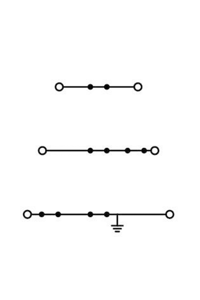 Wago 2002-3227 50 Adet 2.5-4mm2 Gri 3 Katlı Topraklamalı Ray Klemens - Thumbnail