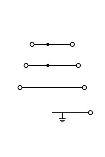 Wago 2002-4127 25 Adet 2.5-4mm2 L1 L2 L3 PE Motor Klemensi - Thumbnail