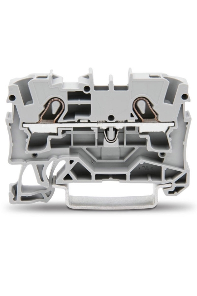 Wago - Wago 2004-1201 50 Adet 6mm2 Gri 2 İletkenli Ray Klemens