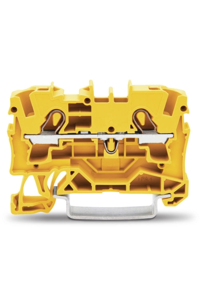 Wago - Wago 2004-1206 50 Adet 6mm2 Sarı 2 İletkenli Ray Klemens