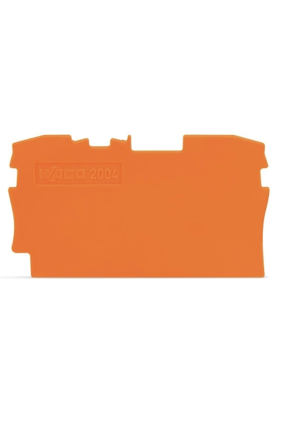 Wago - Wago 2004-1292 25 Adet 6mm2 Turuncu Sonlandırma Plakası
