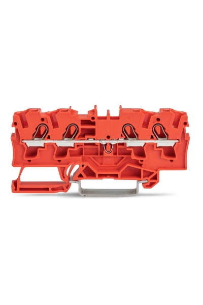 Wago - Wago 2004-1402 50 Adet 6mm2 Turuncu 4 İletkenli Ray Klemens Wago - Wago 2004-1402 50 Adet 6mm2 Turuncu 4 İletkenli Ray Klemens