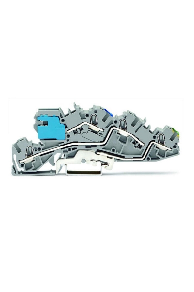 Wago - Wago 2005-7641 50 Adet 4-6mm2 Gri N/L/PE Çok Katlı Bina Tesisat Klemensi