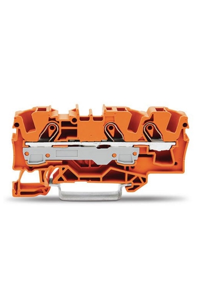 Wago - Wago 2006-1302 25 Adet 10mm2 Turuncu 3 İletkenli Ray Klemens Wago - Wago 2006-1302 25 Adet 10mm2 Turuncu 3 İletkenli Ray Klemens
