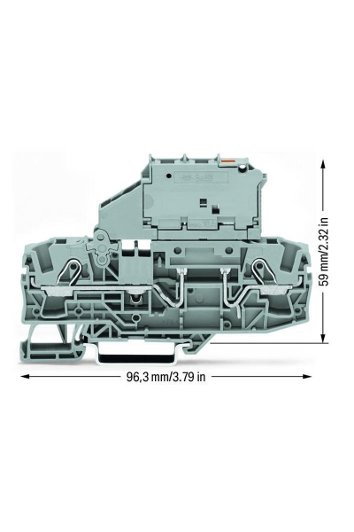 Wago 2006-1611/1000-541 25 Adet 6-10mm2 10A 12-30V Led Sigortalı Klemens - Thumbnail
