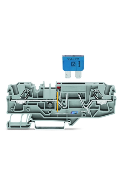 Wago - Wago 2006-1681/1000-429 25 Adet 12V Ledli Otomotiv Tipi Sigortalı Klemens