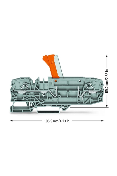 Wago 2006-8671 12 Adet 6-10mm2 Solar 1500 VDC Gri Ayırma Ölçme Klemensi - Thumbnail