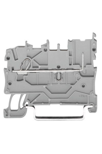 Wago - Wago 2020-1201 50 Adet 1.5mm2 Gri 1 Kablo 1 Soket Bağlantılı Ray Klemens