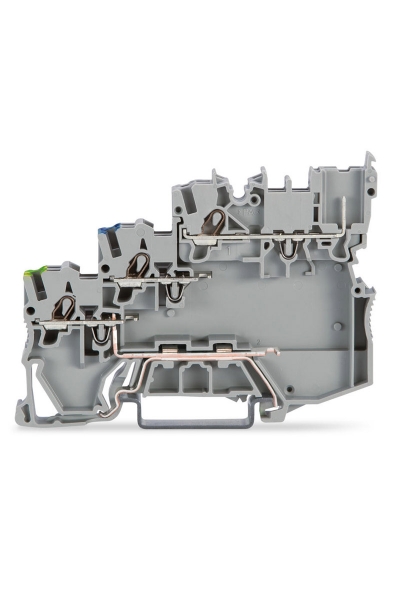 Wago 2020-5317/102-000 50 Adet 1.5mm2 3 İletkenli Topraklı Aktüatör Klemensi - Thumbnail