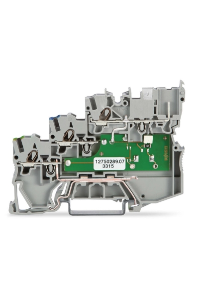 Wago - Wago 2020-5317/1102-950 50 Adet 1.5mm2 3 İletkenli Topraklı Sensör Klemensi