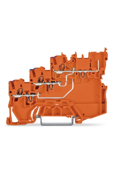 Wago - Wago 2020-5372 15 Adet 1.5mm2 250V 3 İletkenli Sensör Besleme Klemensi