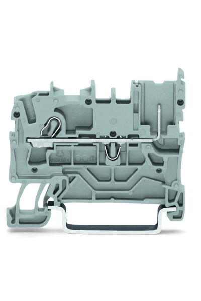 Wago - Wago 2022-1201 100 Adet 4mm2 Gri 1 İletkenli 1 Pinli Ray Klemens