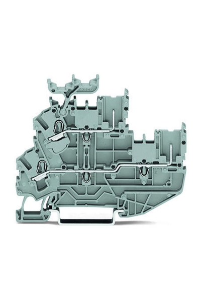 Wago - Wago 2022-2231 50 Adet 4mm2 Gri L/L 2 Katlı Klemens