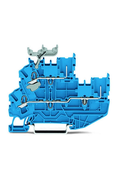 Wago - Wago 2022-2234 50 Adet 4mm2 Mavi N/N 2 Katlı Klemens