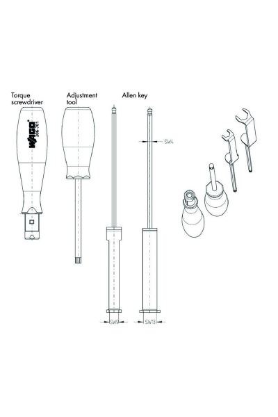Wago 206-701 M8 ve M12 için Tork Anahtarı - Thumbnail