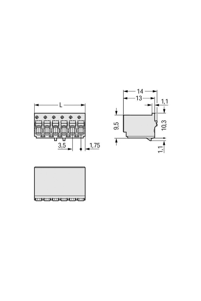 Wago 2091-1128 100 Adet 1.5mm2 8 Kutuplu Dişi Konnektör - Thumbnail