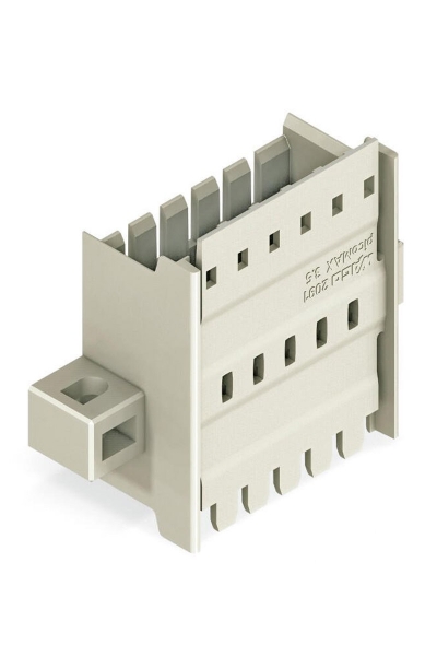 Wago - Wago 2091-1638/024-000 50 Adet 1.5mm2 8 Kutuplu Flanşlı Boş Pano Geçiş