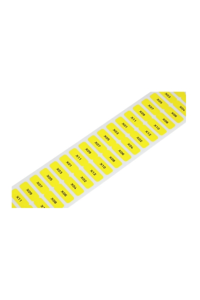 Wago - Wago 210-807/000-002 8x20mm Sarı Yapışkanlı Polyester Etiket Wago - Wago 210-807/000-002 8x20mm Sarı Yapışkanlı Polyester Etiket