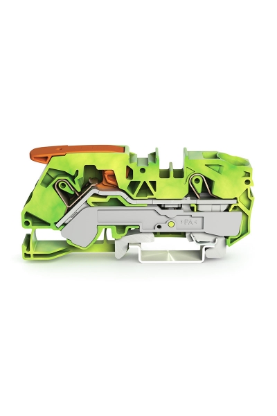 Wago - Wago 2116-1207 20 Adet 25mm2 Sarı Yeşil Kollu ve Yaylı Topraklama Klemensi