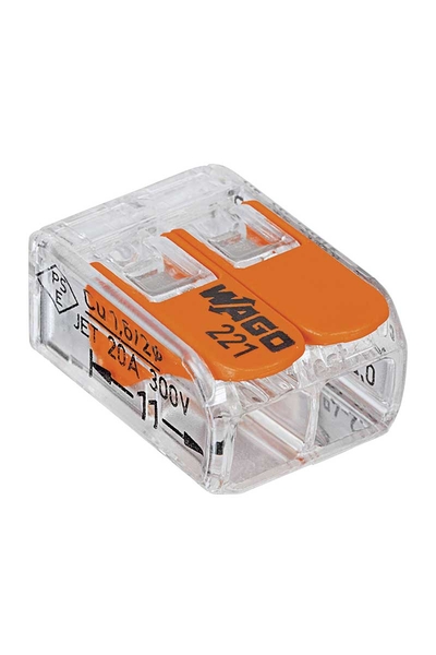 Wago 221-412/996-016 16 adet 221-412 Blister Paketinde Buat Klemensi