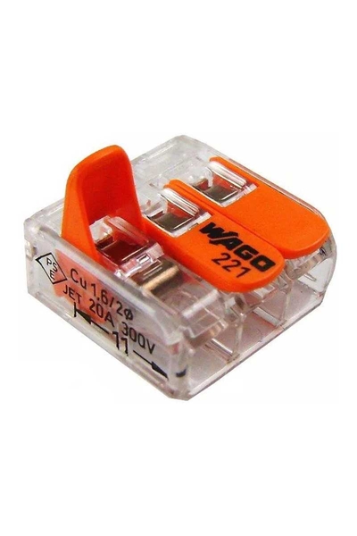 Wago 221-413/996-012 12 adet 221-413 Blister Paketinde Buat Klemensi