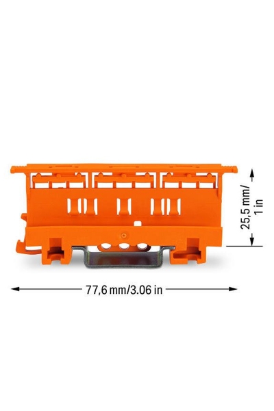 Wago - Wago 221-500 10 Adet Ray Montaj Adaptörü Wago 221-500 10 Adet Ray Montaj Adaptörü - Thumbnail