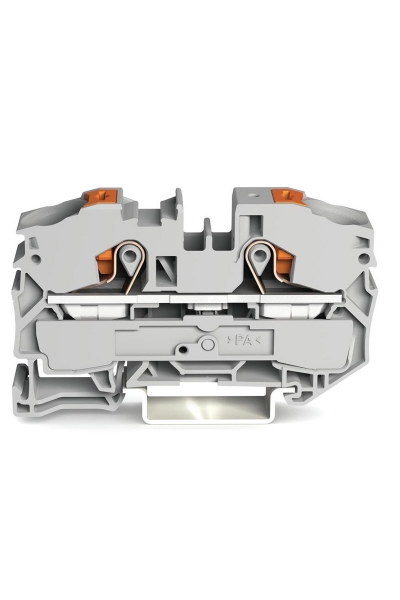 Wago - Wago 2216-1201 20 Adet 25mm2 Gri 2 İletkenli Basma Butonlu Klemens