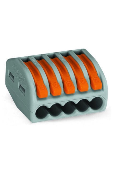 Wago - Wago 222-415 40 Adet 5x2.5mm2 Buat ve Çok Amaçlı Klemens