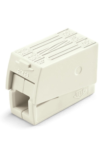 Wago 224-112 100 Adet 2.5mm2 Beyaz Çift Girişli Aydınlatma Konnektörü - Thumbnail