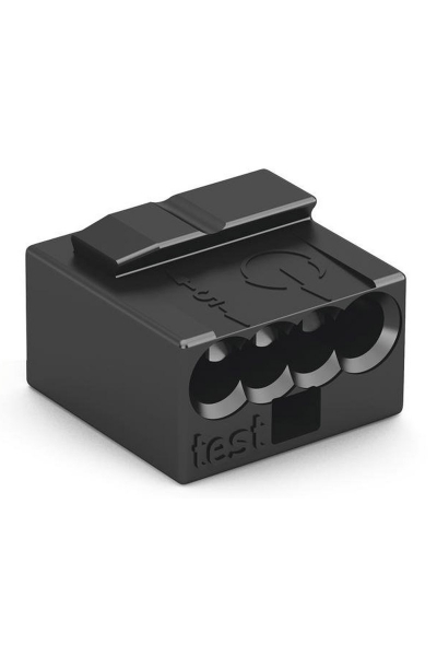 Wago 243-204 100 Adet 4x0.8mm2 Koyu Gri Konnektör - Thumbnail